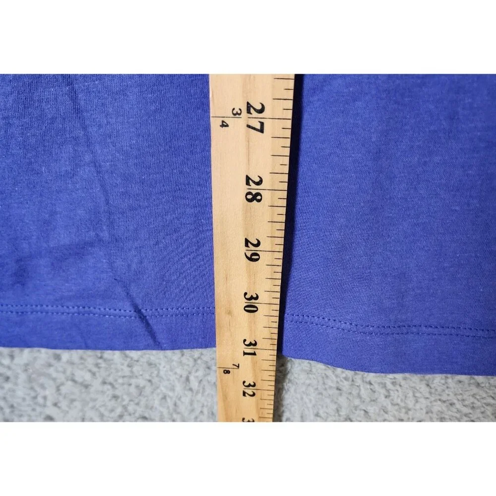 The Nike Tee Blue White‎ Swoosh Logo Graphic T Shirt Size XXL 100% Cotton